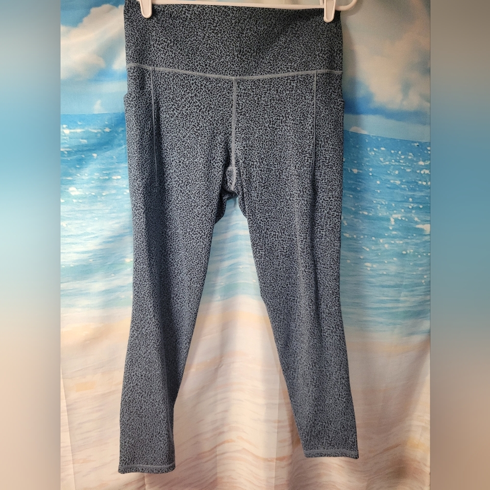 Athleta Salutation‎ Stash II Textured Tight Women's Size Large Tall Leggings